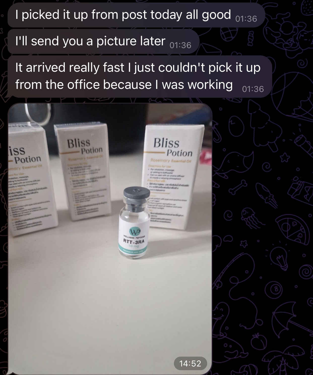 Customer message, fast and reliable